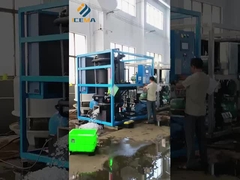 Buizen-ijsmachine in gebruikneming