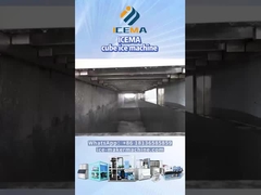 ICEMA Industriële kubus-ijsmachine in de ijsdistributie