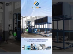 Display van een 15-tonnen buis-ijsmachine