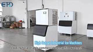 Industriële ijsmachine-oplossingen Hoog rendement buisijsmachine