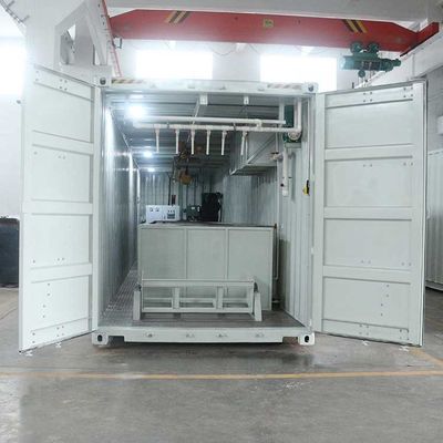 Automatische Container Ijsmachine 220V 380V 410V 415V 440V 460V Voor Verse Zeevruchten verkopen Ijs Visserij