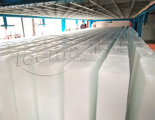 Zoetwater 10T industriële blokijsmachine 10000kg 10T/24H