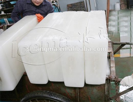 Zoetwater 10T industriële blokijsmachine 10000kg 10T/24H