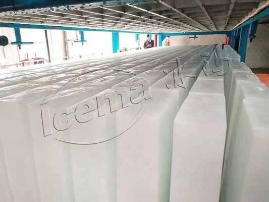 6450*2360*2530mm L*W*H droog-ijsblokmachine voor een dagelijkse capaciteit van 1-10 ton