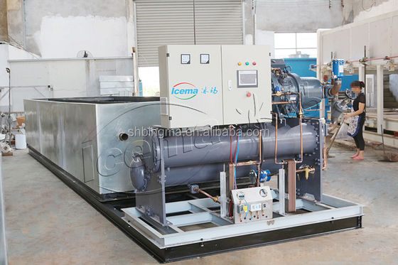 CE 15 ton industriële blokijsmachine 70.5KW 380V