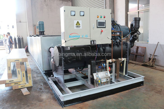 CE 15 ton industriële blokijsmachine 70.5KW 380V