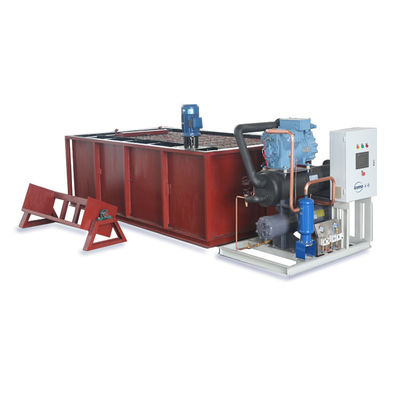 van de de Pekelkoeling van 3T 5T 10T van het het Blokijs de Machine 12.37kw