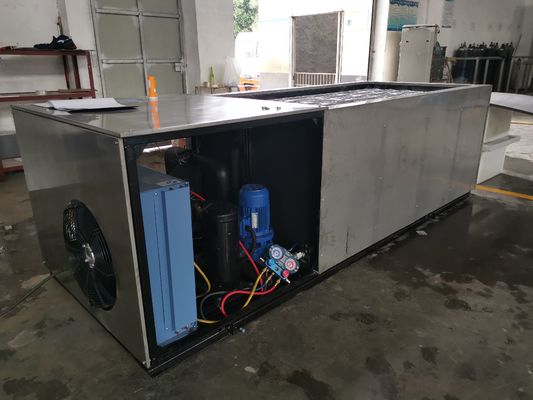 Industriële 2T/24H Pekel Koelblok Ijsmachine Zout Water Voor Ijs Fabriek/Koude Opslag/koeling/Vers