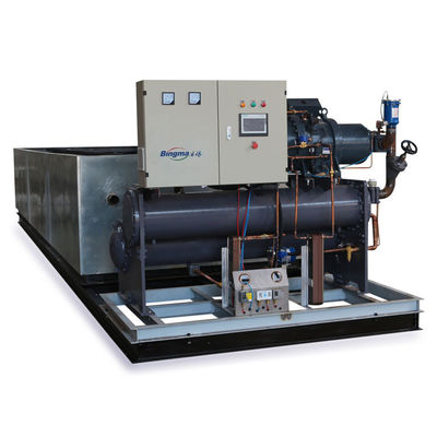 25T/24H Pekel Koelblok Ijsmachine Industrieel Zout Water