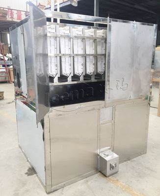 Automatisch Ijsblokje die tot Machine maken Industriële 8T/24h voor van de de Drankindustrie van de Koffiewinkel het Ijsfabriek