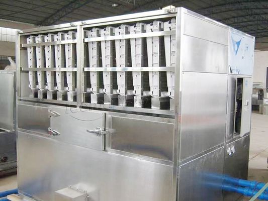Automatisch Ijsblokje die tot Machine maken Industriële 8T/24h voor van de de Drankindustrie van de Koffiewinkel het Ijsfabriek