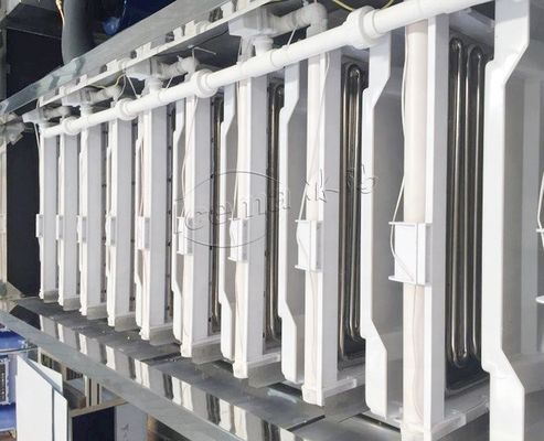 Automatisch Ijsblokje die tot Machine maken Industriële 8T/24h voor van de de Drankindustrie van de Koffiewinkel het Ijsfabriek