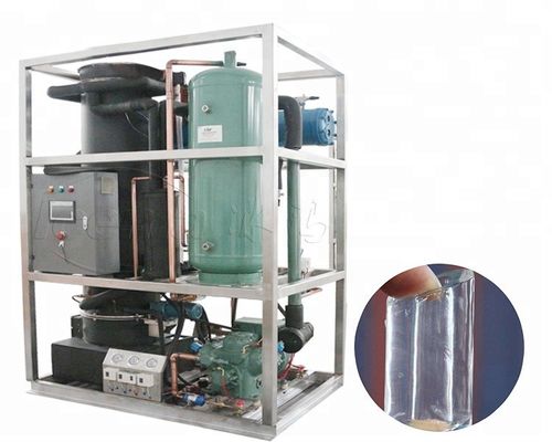 Industriële buis-ijsmachine 3T/dag CE commerciële buis-ijsmachinesysteem voor vers bewaren
