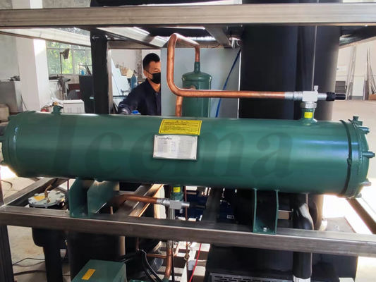 15 ton / 24 uur commerciële buisijsmachine roestvrij staal