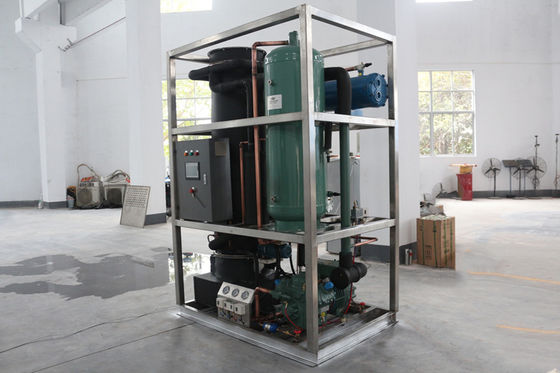 Industriële buis-ijsmachine 1T/24H voor voedselverwerking in het laboratorium van de horeca