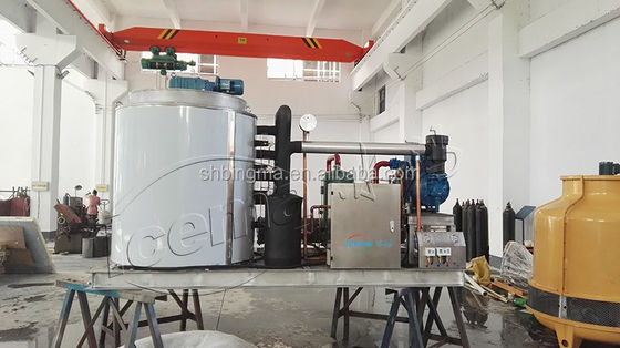 van het de Vlokijs van 5T 8T 10T Zoetwater van de de Machine15t 20T 25T 30T Industriële Vlok het Ijsmachines