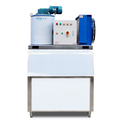2T zoetwaterschilferijsmachine 380V/220V met ijsopslag