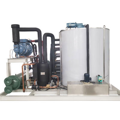 Industriële zoetwaterschilferijsmachine 5 ton directe koeling