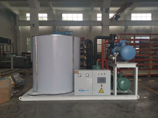 Industriële zoetwaterschilferijsmachine 5 ton directe koeling