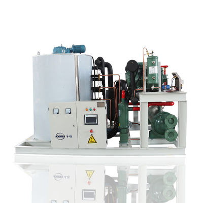 Automatisch ijsopslagsysteem 8000 kg/24 uur Vlokken ijsmachines Commerciële industrie