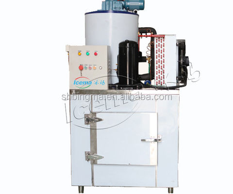 1 Ton Zoetwater Vlokijsmachine Commercieel 380V 220V