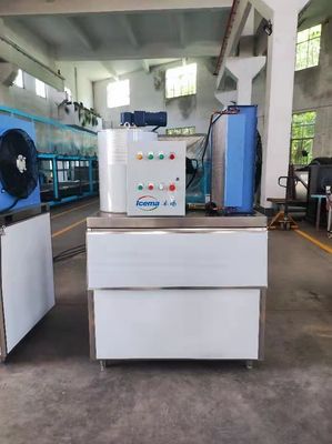 Commerciële elektrische ijsmachine voor sneeuwvlokken met watergekoelde ijsvlokkenmachine industriële 30 ton voor scheepvaart visserij restaurant