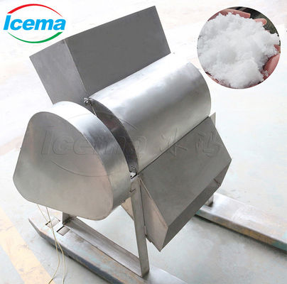 9T/H Ice Crusher Machine CE RVS Ice Shaver Machine Commercieel