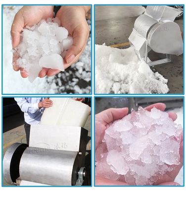 100kg/Min Ice Crusher Machine Hotel Garage Commercieel