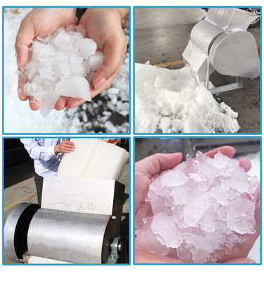 Commerciële Automatische Ice Crusher Machine Handleiding 200kg/Min