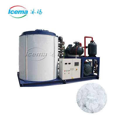 5 ton commerciële zeewaterschilferijsmachine 20,5 kW