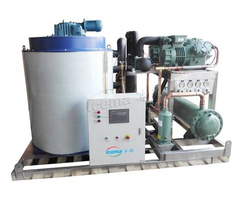 5 ton commerciële zeewaterschilferijsmachine 20,5 kW