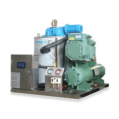 10T/24H Zeewater Vlokken ijsmachine IJsmaker Industrieel Commercieel Installeerd Op Schip