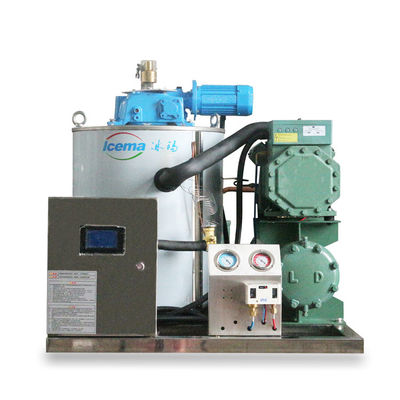 10T/24H Zeewater Vlokken ijsmachine IJsmaker Industrieel Commercieel Installeerd Op Schip