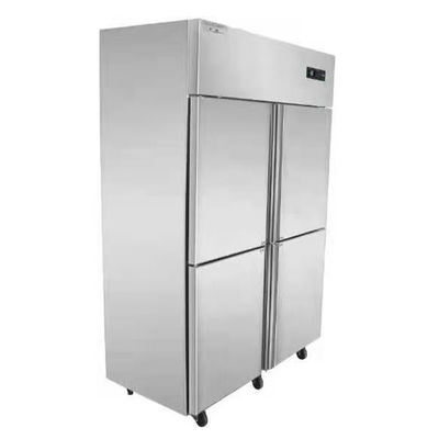 Goede prijs RVS staande koelkast vriezer 360L 4 deuren commerciële keuken online