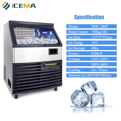 220V commerciële ijsblokjesmachine
