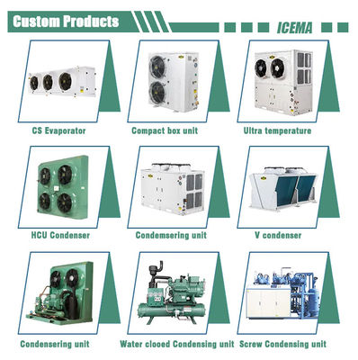 230V 380V luchtgekoelde condensorunit Compressor koelunit