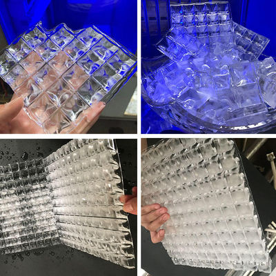 Commerciële 1 ton ijsblokjesmachine uitgerust met Demark Danfoss-uitbreidingsklep