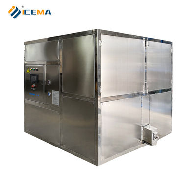 Industriële 5 ton 10 ton ijsblokjes maken machine met 19X21X6 ijs raster nummer van ICEMA