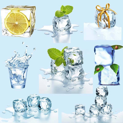 DORIN Compressor Ice Cube Maker Machine Ideaal voor voedselwinkels en kleine bedrijven