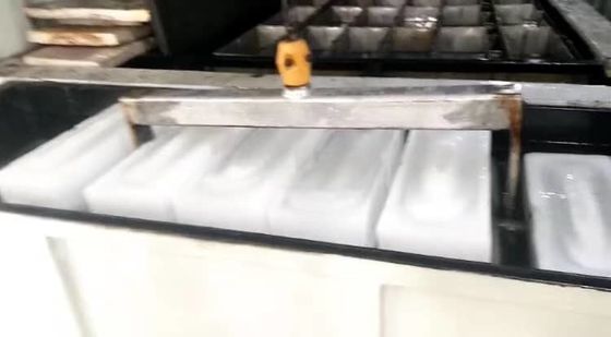 500 kg/dag-50 ton/dag Automatische brine block-ijsmachine met luchtgekoelde condensatie