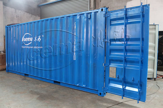 Emerson 3 Ton Direct koelende ICEMA-containerblok-ijsfabriek
