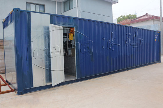 Emerson 3 Ton Direct koelende ICEMA-containerblok-ijsfabriek