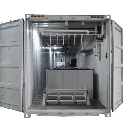2000 kg luchtgekoelde containerblok-ijsmachine voor een hoge productiviteit en concurrentievermogen