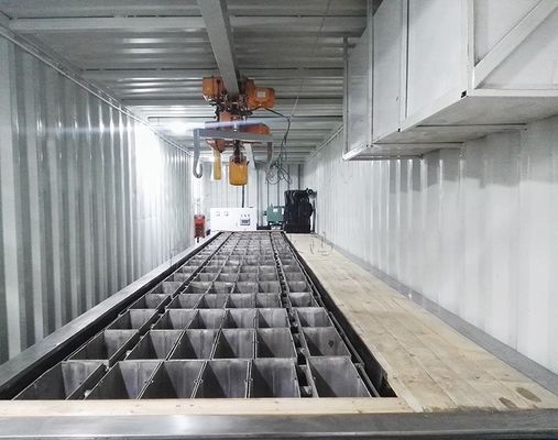 2000 kg luchtgekoelde containerblok-ijsmachine voor een hoge productiviteit en concurrentievermogen