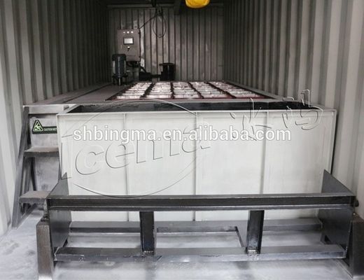 2000 kg luchtgekoelde containerblok-ijsmachine voor een hoge productiviteit en concurrentievermogen