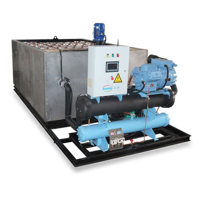 19.75KW Multifunctionele 2T 5T 10T 20T Brine Block Ice Plant voor 5000 kg ijsproductie