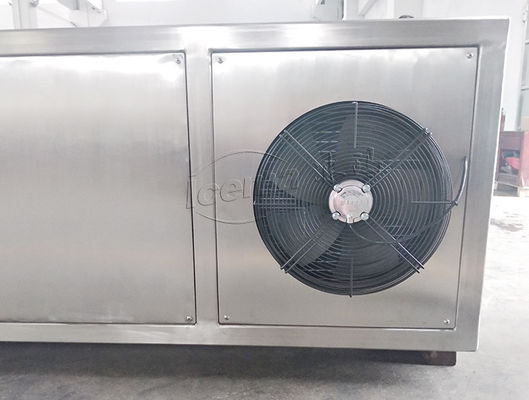 Mini-ijsfabriek 1 ton compacte ijsblokmachine met Schneider Electric-onderdelen