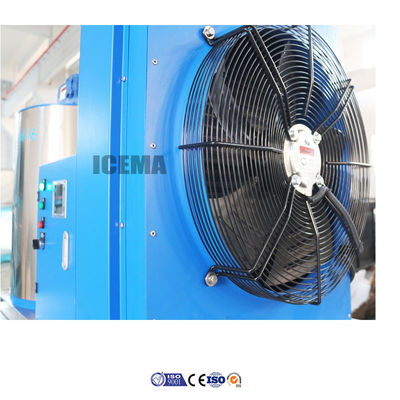 Commerciële ICEMA 1T industriële vlok-ijsmachine met een koelcapaciteit van 2,1 kW