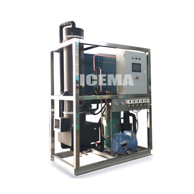 Industriële buis-ijsmachine voor restaurant 1T 5T 10T Gemakkelijk te bedienen 220V/380V