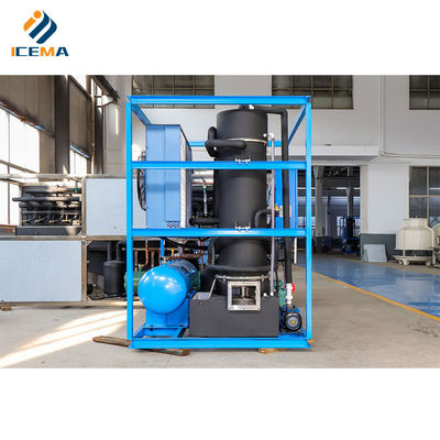 Industriële buis-ijsmachine van 1 ton met 4600W directe kracht
